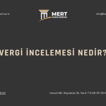 Vergi İncelemesi Nedir?