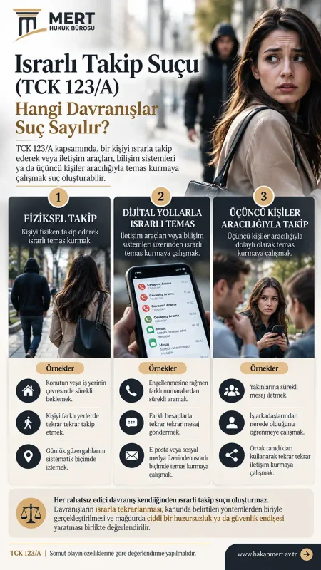 Hangi Davranışlar Israrlı Takip Suçu Kapsamına Girer?